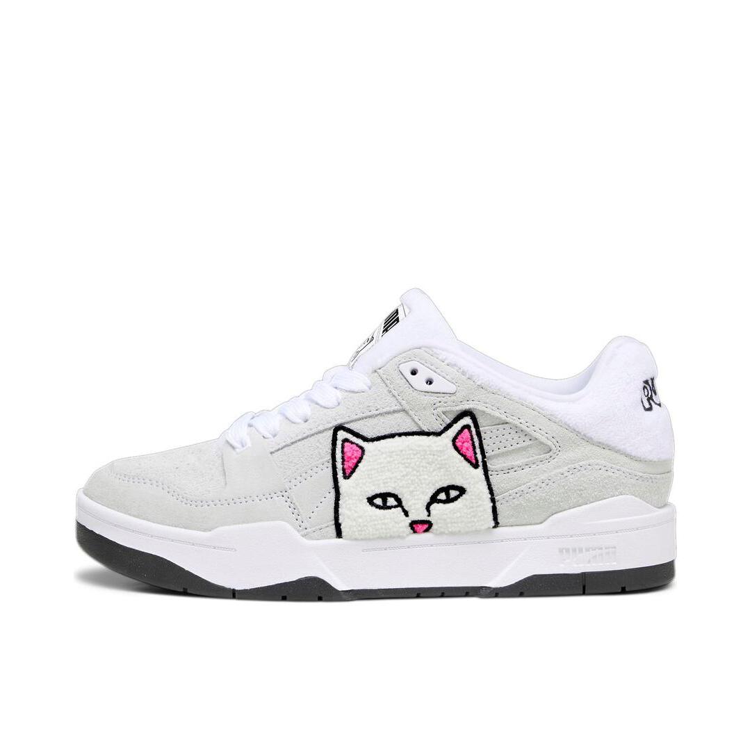 推荐商品：Puma/彪马 Slipstream 板鞋 潮流复古防滑耐磨舒适透气减震圆头 RIPNDIP联名/米色