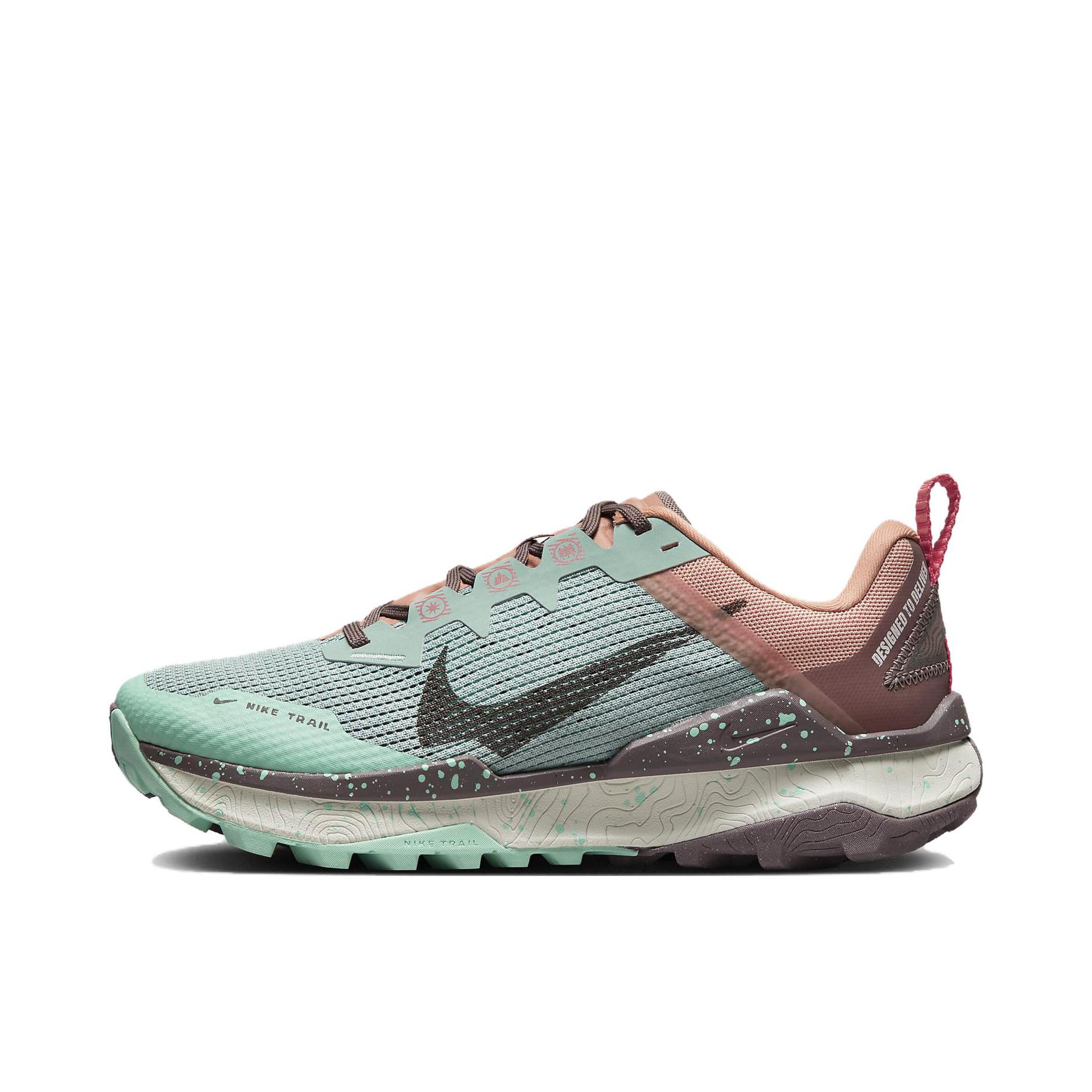 推荐商品：Nike Wildhorse 8 跑鞋 防滑耐磨网面透气缓震回弹舒适百搭时尚潮流长跑圆头包裹性 女款/绿色/蓝色/粉色