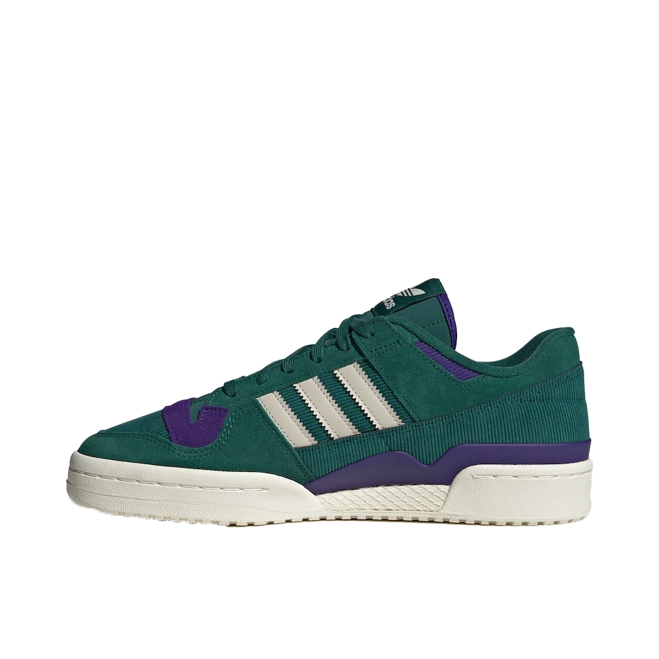 推荐商品：adidas originals Forum 84 板鞋 复古轻便防滑贴合篮球风 绿色/紫色/米白色