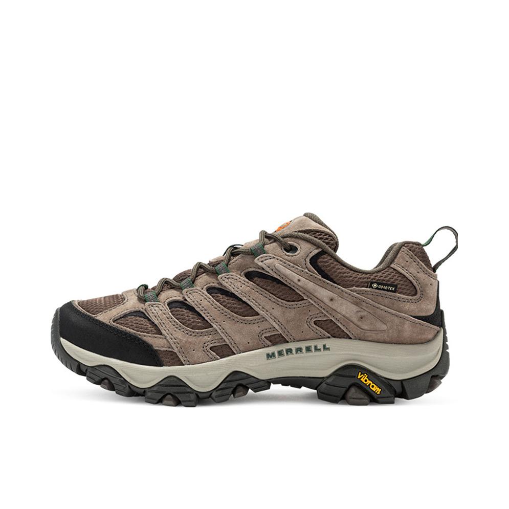 推荐商品：Merrell/迈乐 MOAB 3 低帮 登山鞋 户外休闲鞋 织物防滑耐磨透气轻量缓震包裹性抓地 灰色/深兰