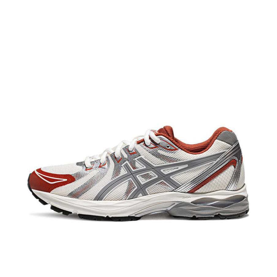 推荐商品：Asics/亚瑟士 Gel-Flux CN 跑鞋 网眼透气舒适回弹防滑耐磨缓震时尚百搭合成革织物长跑 男款/白色/灰色/红色