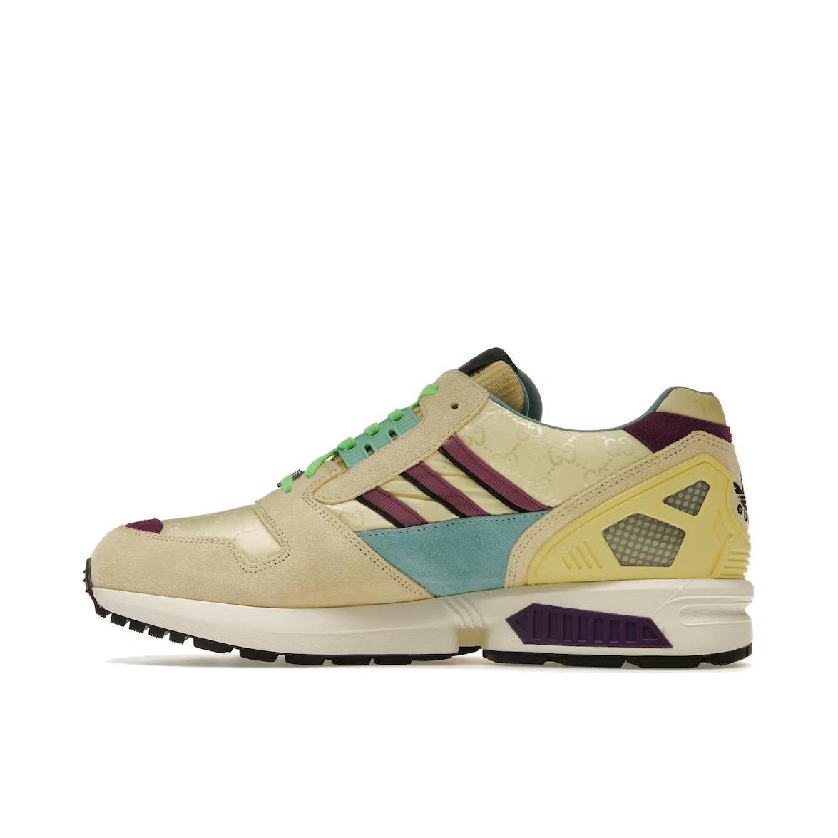 推荐商品：adidas Originals ZX 8000 复古 舒适百搭 防滑耐磨 轻便透气 织物 低帮 缓震 运动休闲鞋 男款/Gucci联名/米色