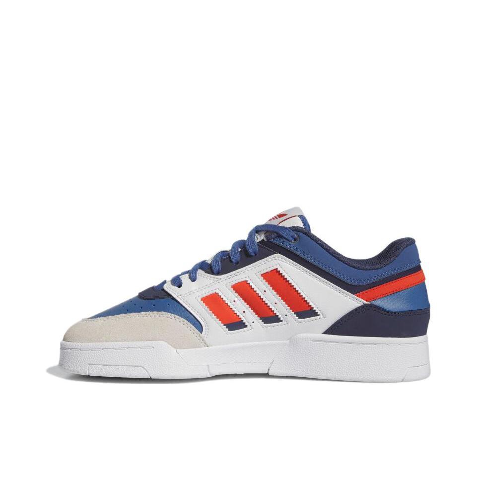 推荐商品：adidas Originals Drop Step 板鞋 复古耐磨透气舒适百搭 蓝色/白色/米色