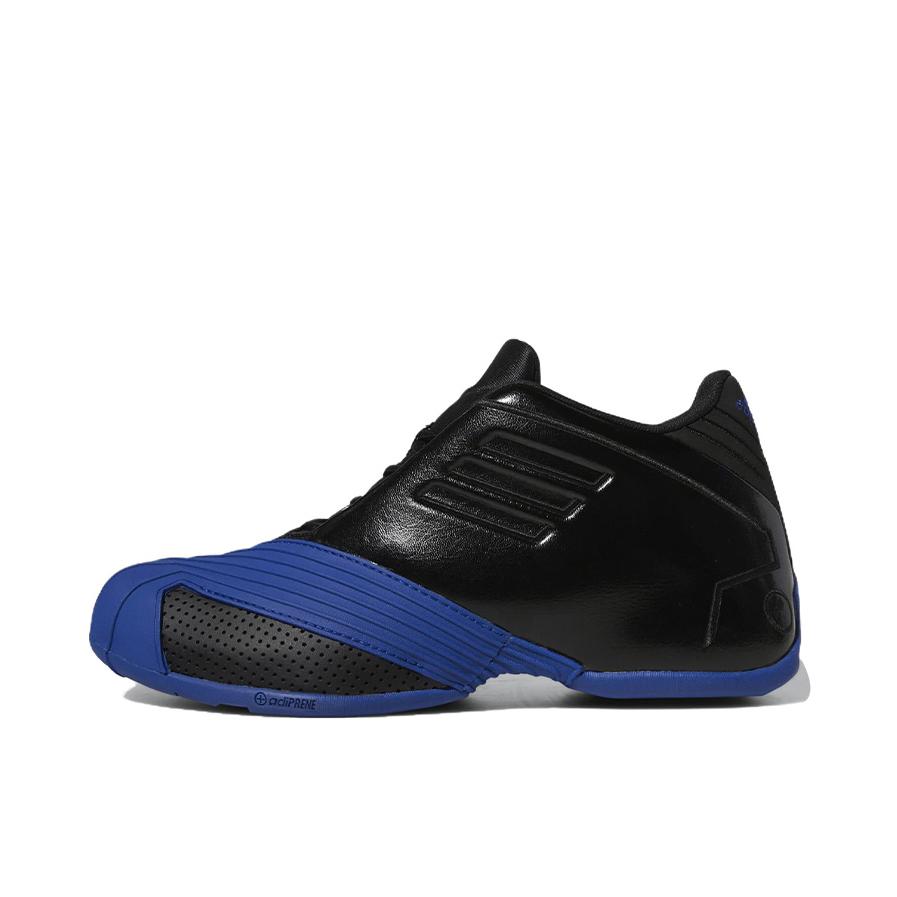 推荐商品：adidas T-Mac 1 篮球鞋 舒适缓震防滑耐磨实战运动复古 皮革/黑色/蓝色