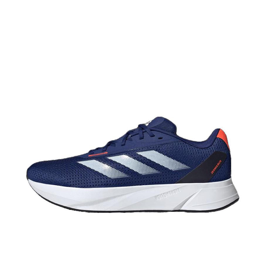 推荐商品：adidas Duramo SL 跑鞋 缓震网面透气训练织物轻运动轻盈回弹 藏蓝色/白色