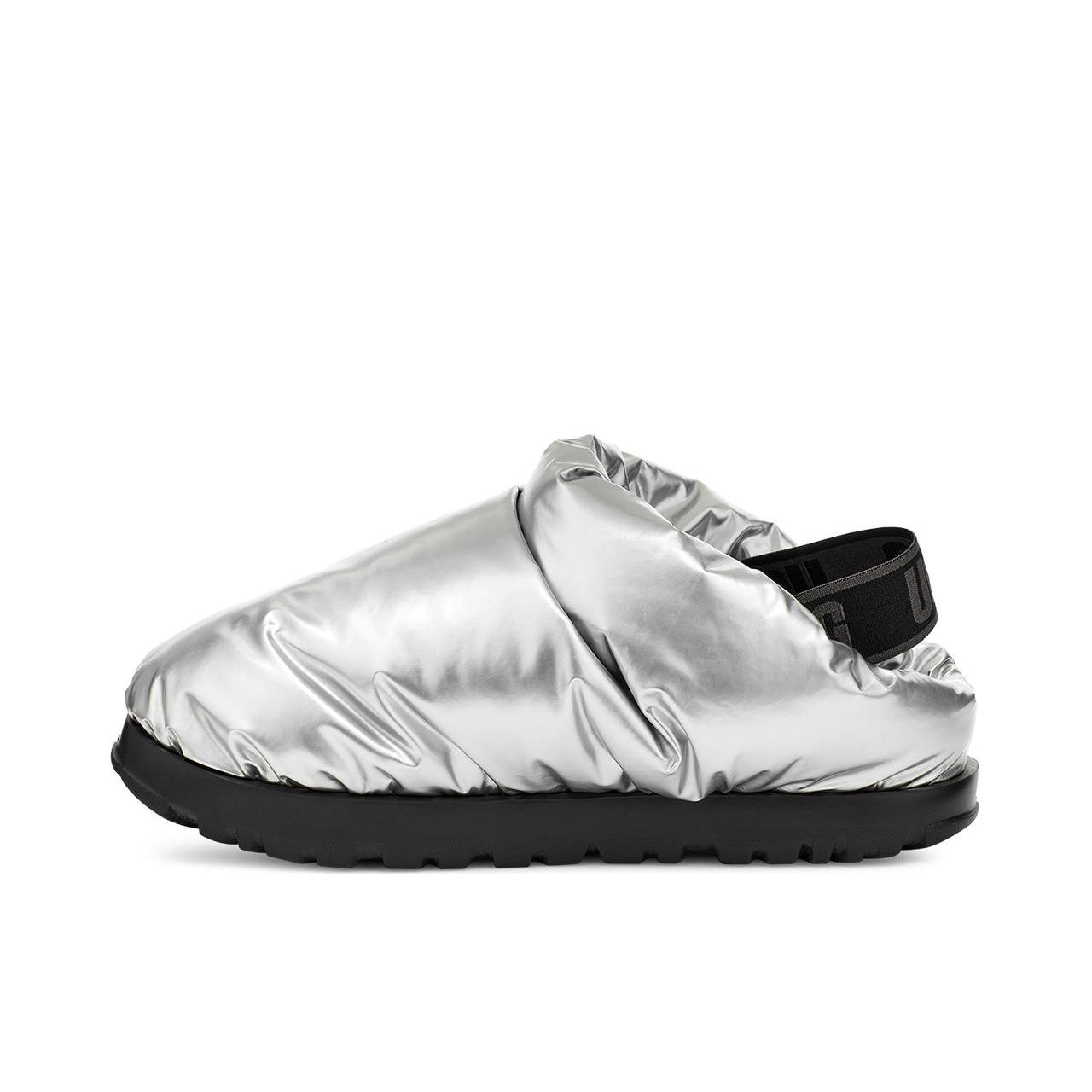 推荐商品：UGG Spaceslider 舒适百搭 包头拖鞋 银色