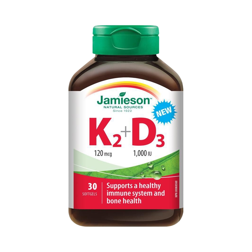 推荐商品：Jamieson/健美生 维生素K2+D3复合片
