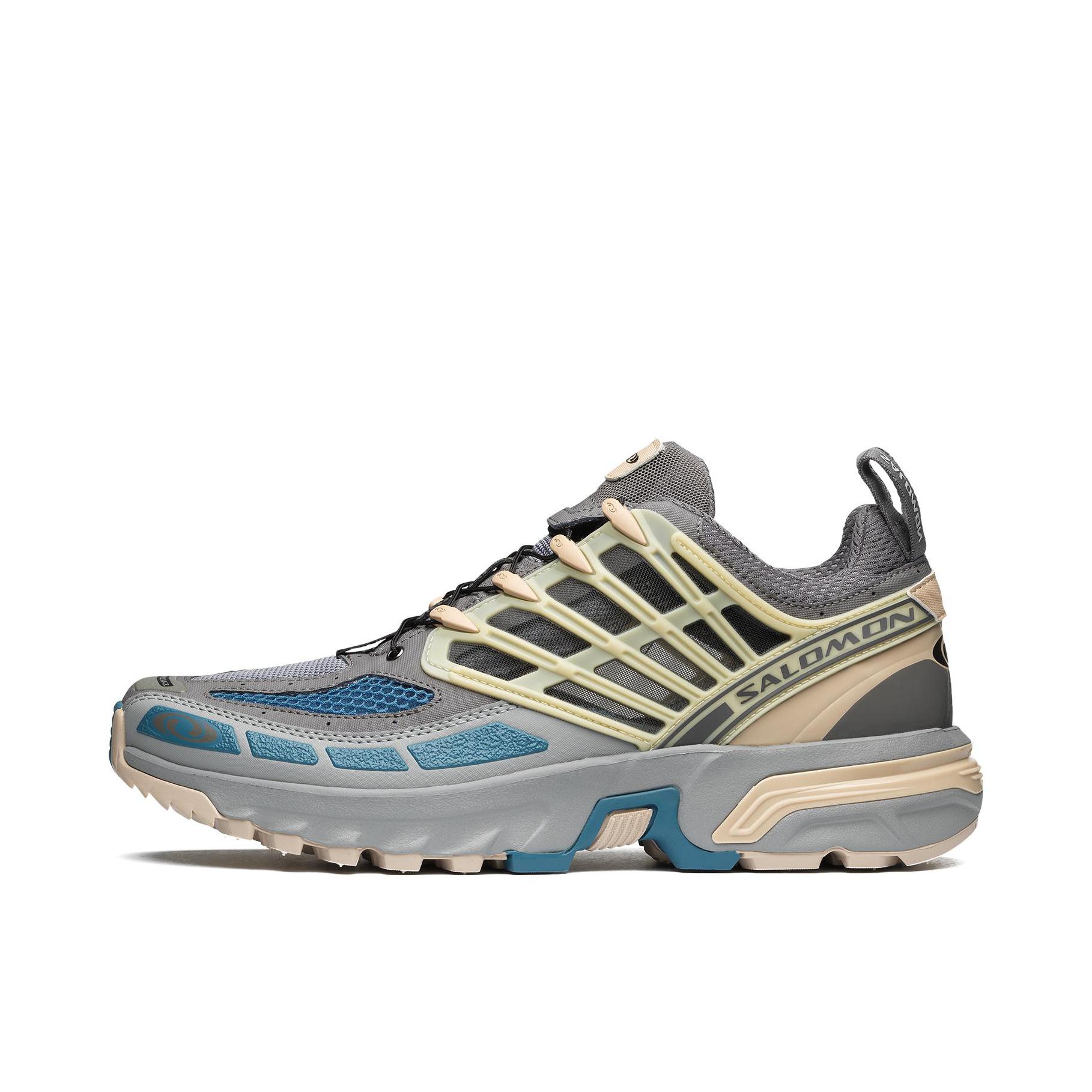推荐商品：Salomon/萨洛蒙 ACS Pro 户外机能 减震 轻便 跑鞋 中灰色