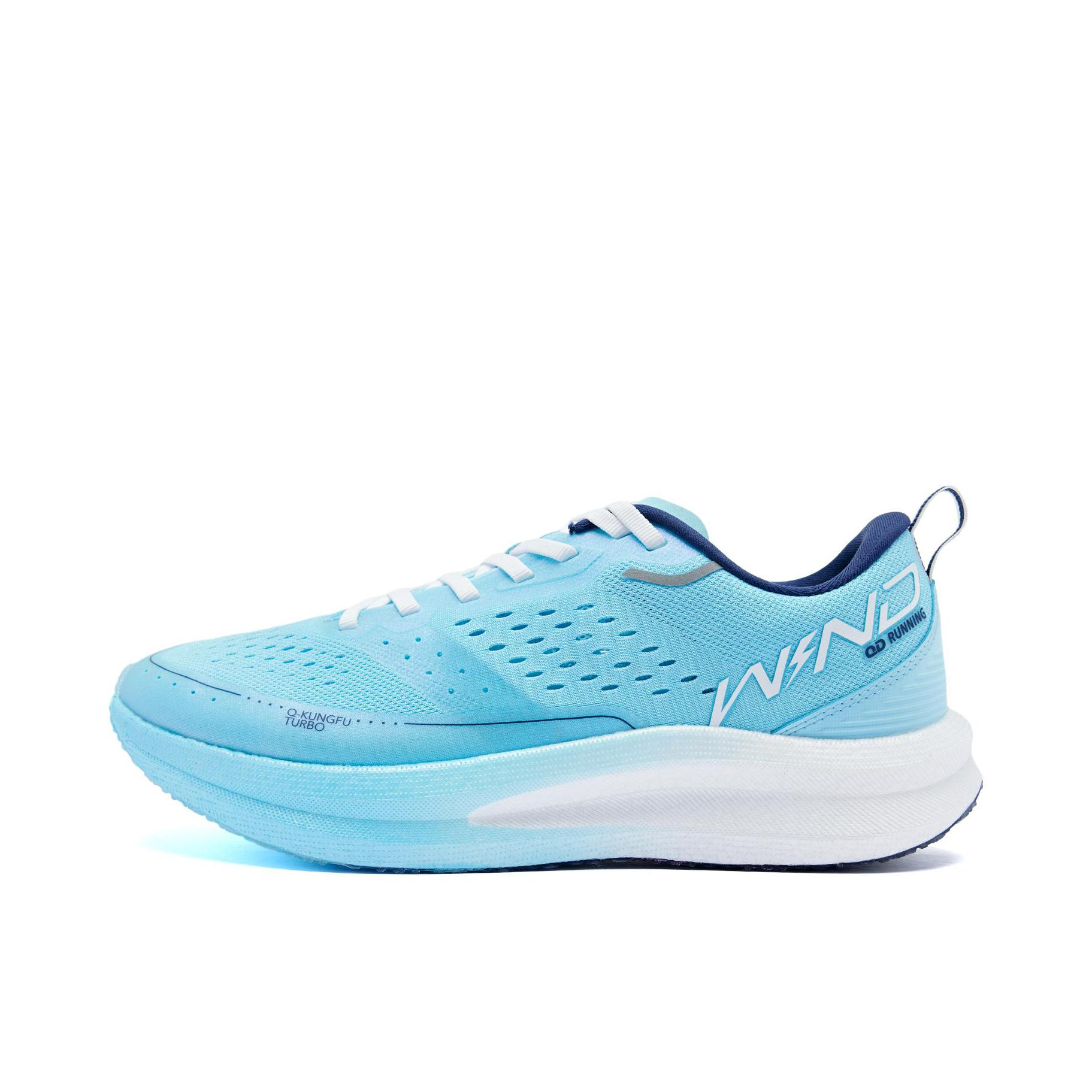 乔丹体育 强风SE 防滑耐磨 回弹透气 稳定 竞速 中考体测 训练 马拉松 织物 运动 跑鞋 强风吹拂联名/卷云蓝/沉静蓝