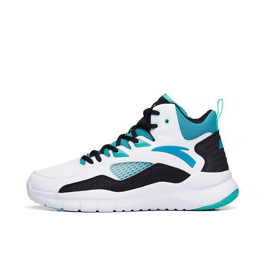 推荐商品：安踏 KT系列 汤普森 网面透气 缓震回弹 防滑耐磨 百搭复古 实战 篮球鞋 革面/白色/蓝色/黑色