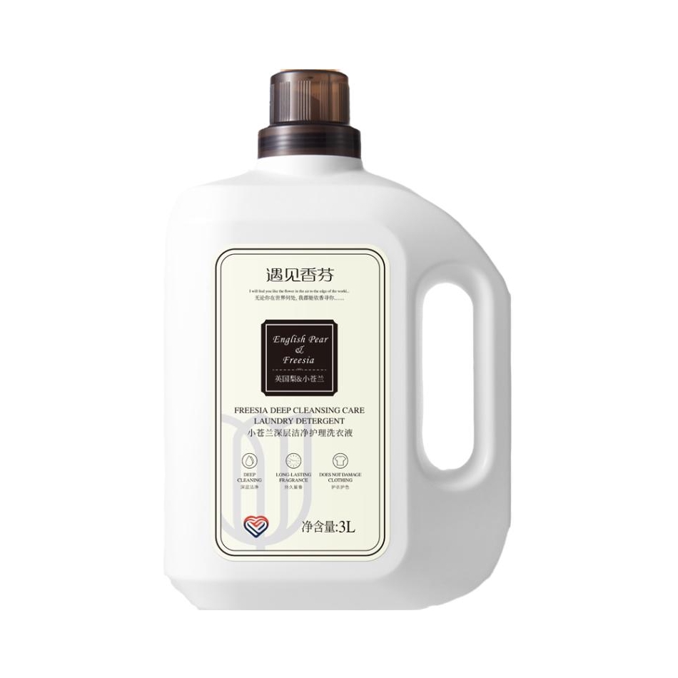 推荐商品：COCOESSENCE/遇见香芬 深层洁净 小苍兰香 护理洗衣液 瓶装