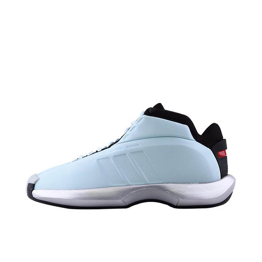 推荐商品：adidas Crazy 1 篮球鞋 复古防滑耐磨实战缓震轻便舒适 Ice Blue/Silver-Black 蓝银