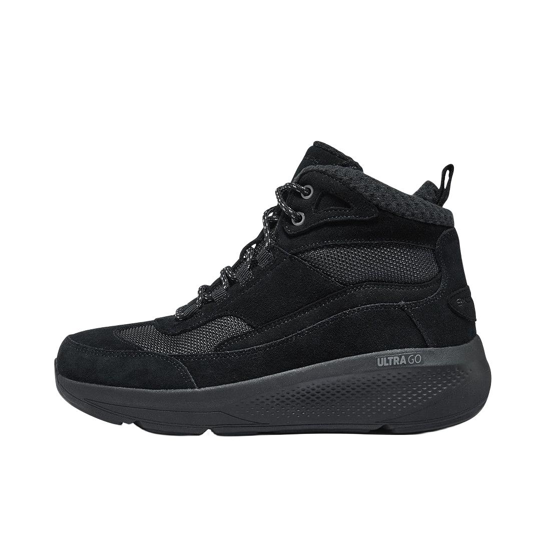 推荐商品：Skechers/斯凯奇 简约 防滑耐磨 缓震透气 舒适绑带 休闲鞋 144523 黑色