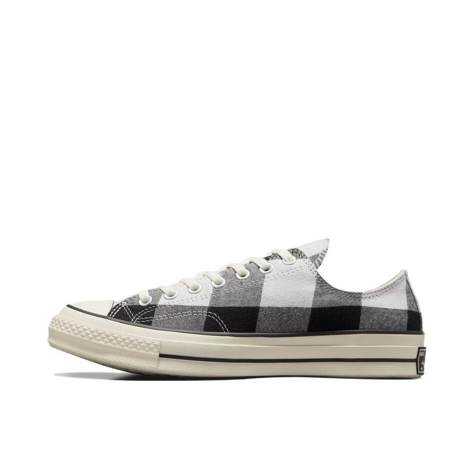 推荐商品：Converse/匡威 1970s 帆布鞋 圆头防滑经典复古轻便时尚拼接百搭 黑灰