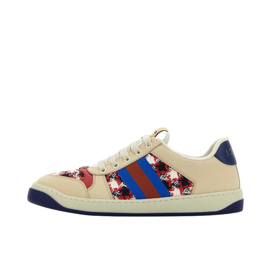 推荐商品：Gucci Screener 板鞋 脏脏鞋 经典复古减震帆布轻便 米色