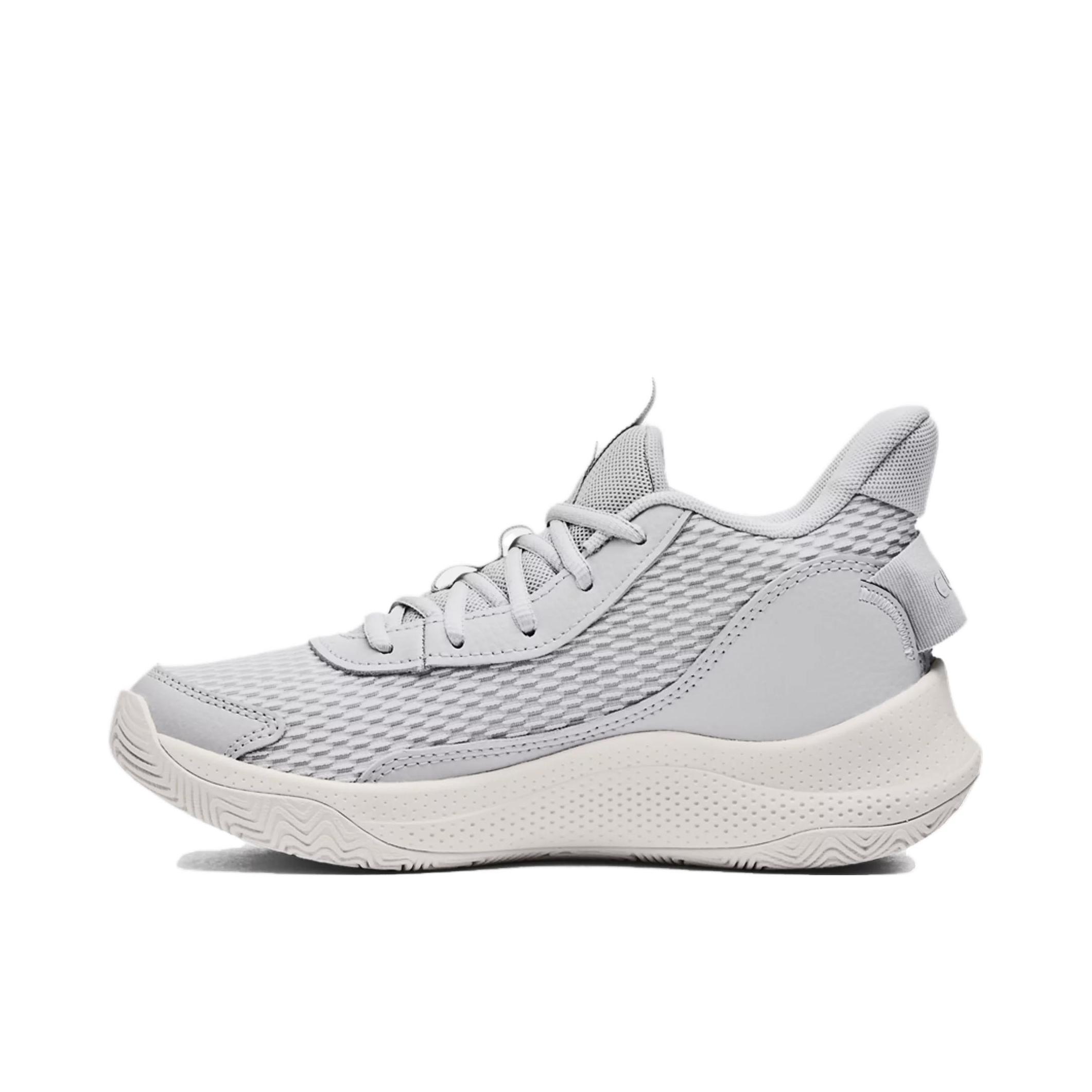 推荐商品：Under Armour/安德玛 Curry 3 Z7 缓震 回弹 圆头 织物 增高支撑 网面 篮球鞋 3026622 白色