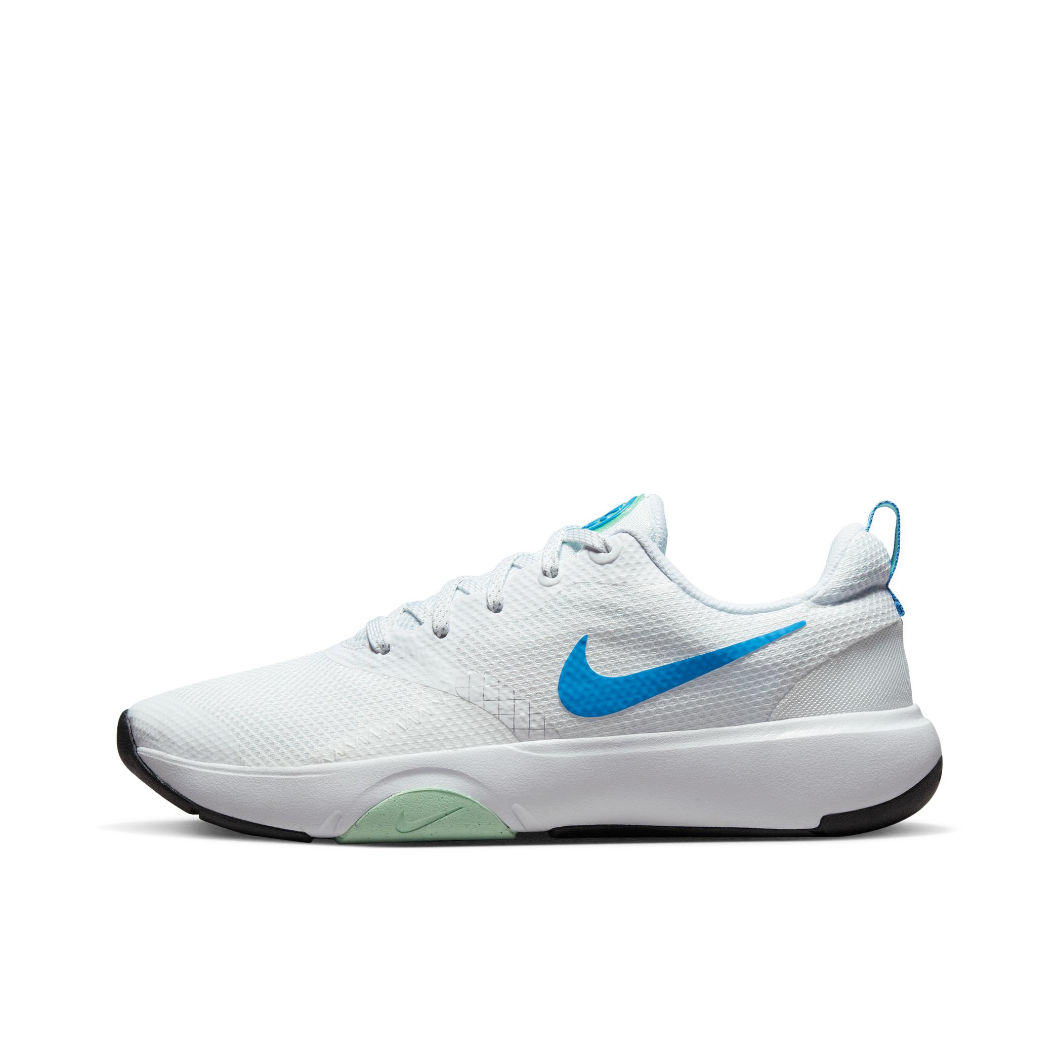 推荐商品：Nike City Rep TR 运动休闲鞋 网面透气减震防滑轻便耐磨 白色/蓝色