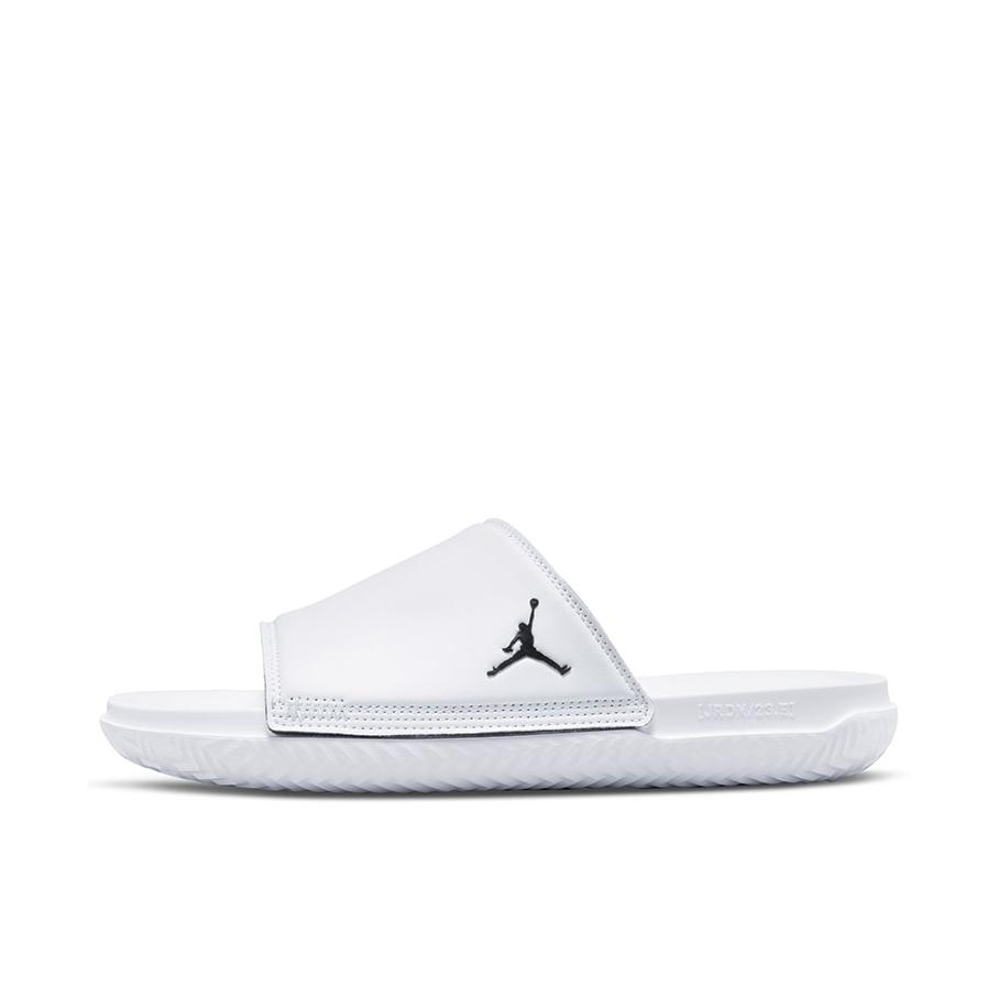 推荐商品：Jordan Play Slide 舒适轻便 防滑耐磨 运动一字 拖鞋 白色