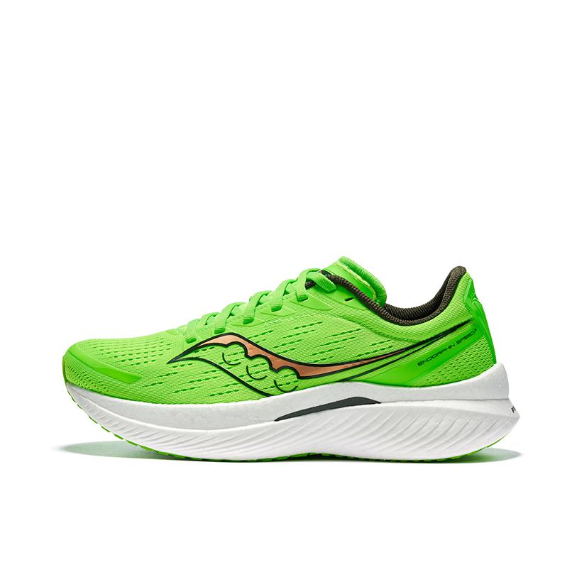 推荐商品：Saucony/索康尼 Endorphin Speed 啡速3 舒适百搭 防滑耐磨 全掌碳板 织物 防水 马拉松 跑鞋 绿色/金色