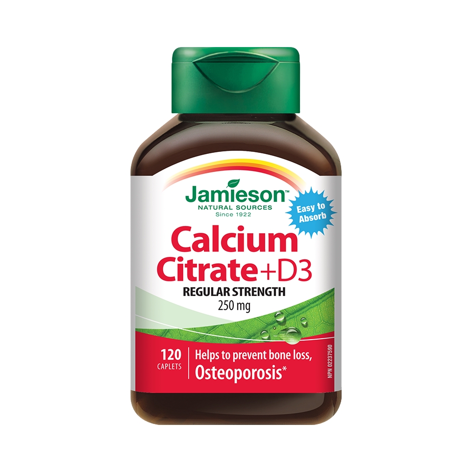 推荐商品：Jamieson/健美生 柠檬酸钙+维生素D3 强健骨骼更易吸收补钙