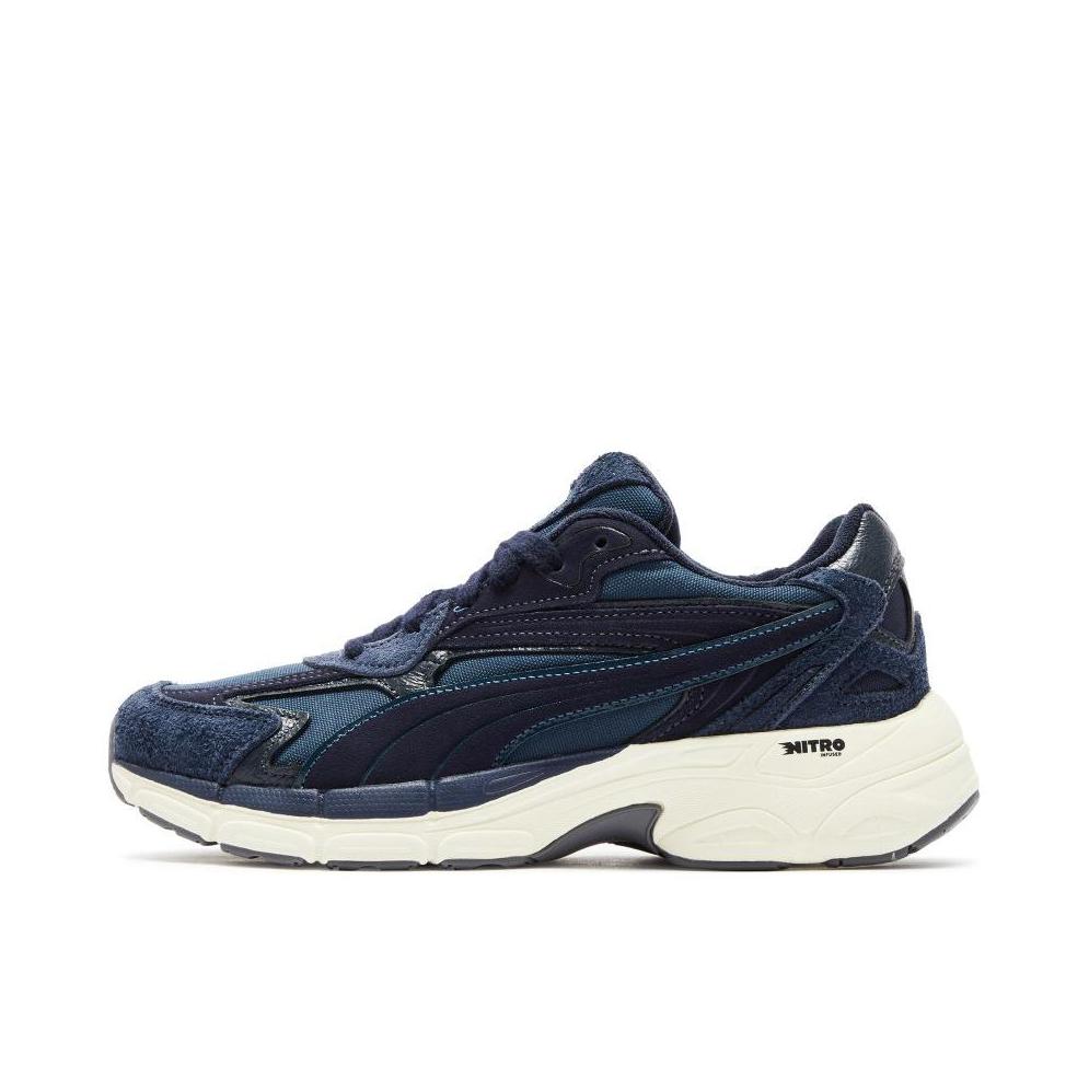 推荐商品：Puma/彪马 Teveris Nitro 运动休闲鞋 减震透气舒适耐磨潮流百搭复古圆头回弹 午夜蓝