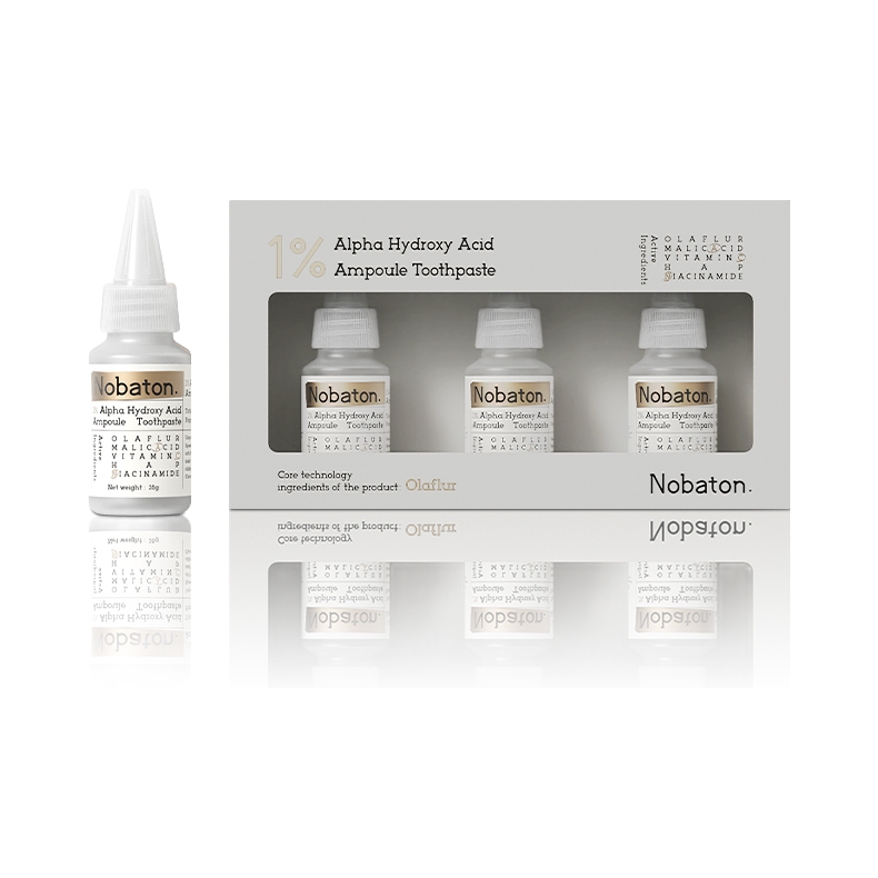 推荐商品：诺巴顿农场 果酸牙膏 亮齿修色去黄渍含氟脱矿