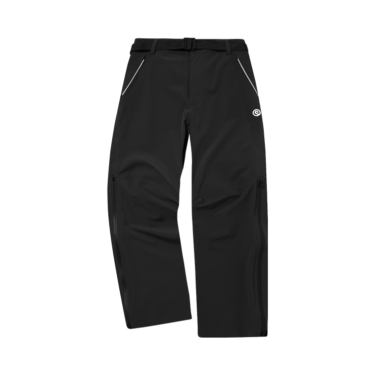 推荐商品：snowline雪线 防水防风透气三层复合功能面料冲锋裤 男女同款 SL224810 地壳黑