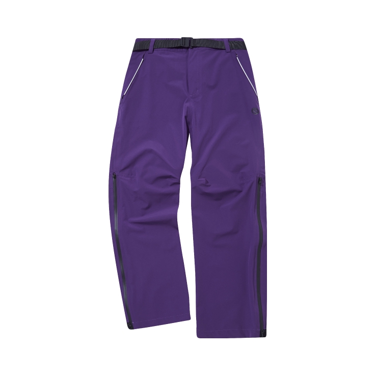 推荐商品：snowline雪线 防水防风透气三层复合功能面料冲锋裤 男女同款 SL224810 千屈紫