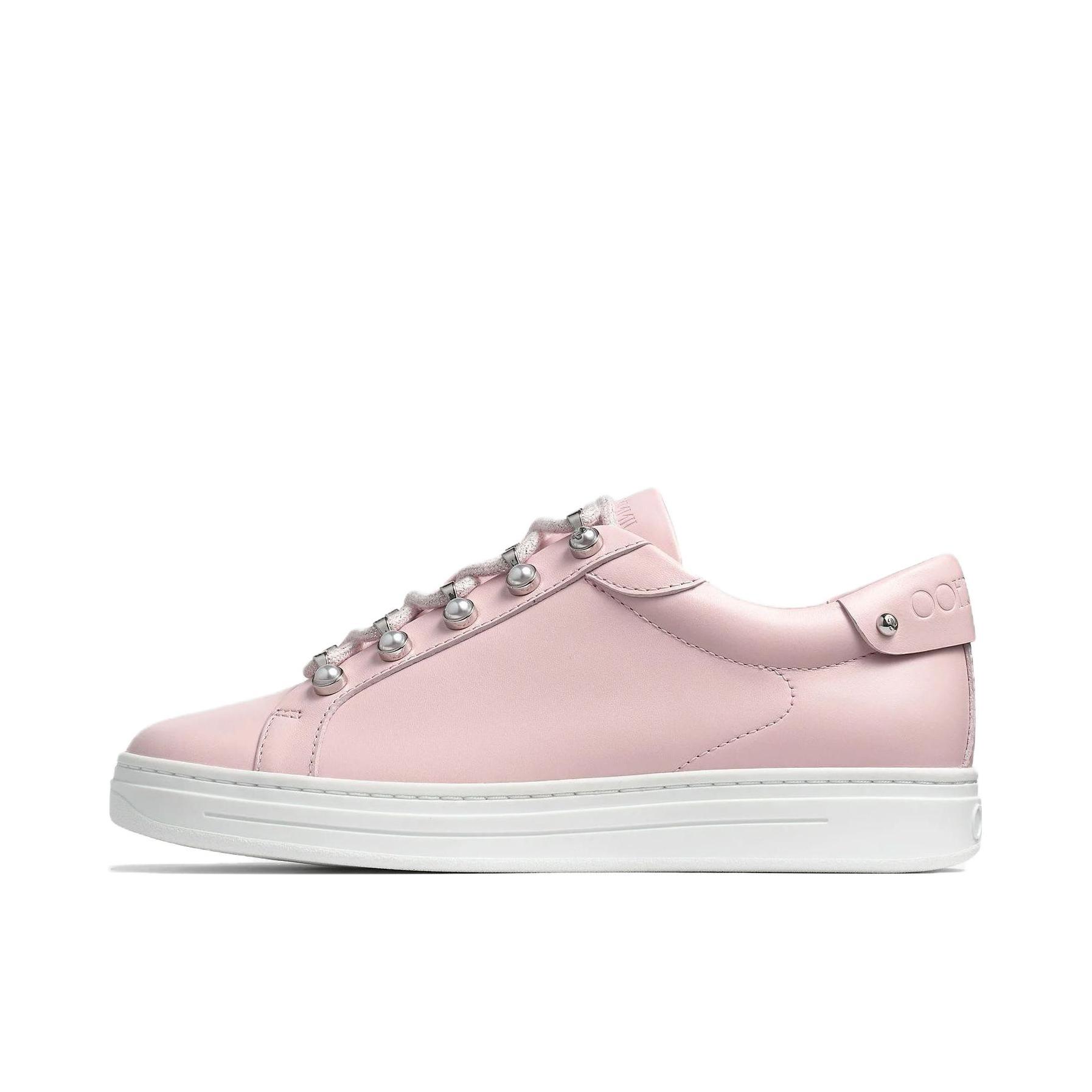 推荐商品：Jimmy Choo Rome 舒适轻便 时尚运动 休闲鞋 嫩粉色