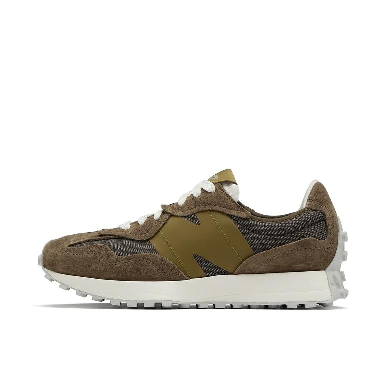 推荐商品：【IU同款】 New Balance 327 跑鞋 舒适复古防滑耐磨休闲透气减震拼接运动防水织物慢跑圆头 棕褐色