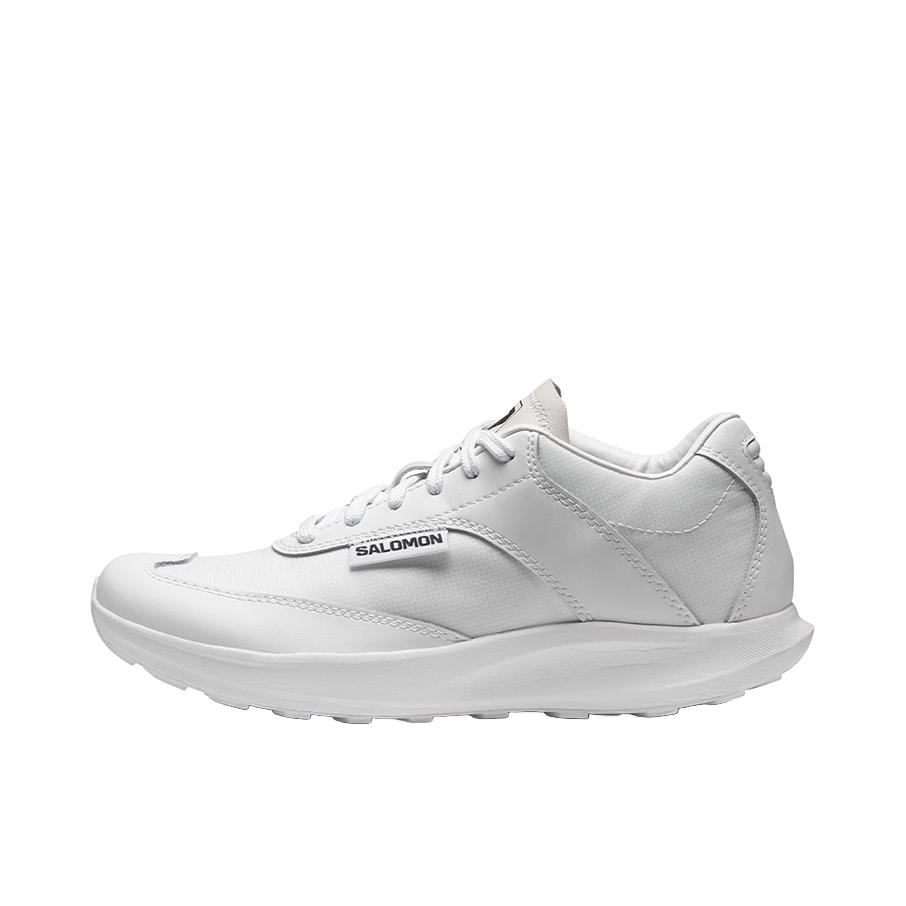 推荐商品：Salomon/萨洛蒙 SR90 织物皮革 轻便舒适 防滑减震 户外鞋 Comme Des GarÇons联名/白色