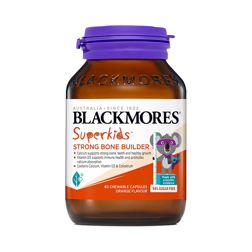 推荐商品：BLACKMORES/澳佳宝 小超人骨骼成长钙+牛初乳