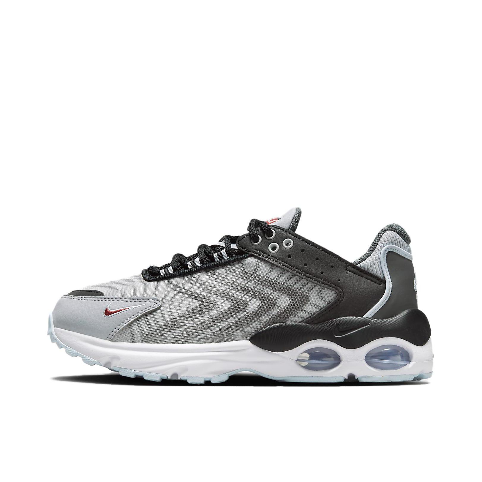 推荐商品：Nike Air Max TW 跑鞋 防滑耐磨减震透气舒适轻便织物合成革复古气垫越野 GS/黑色/灰色