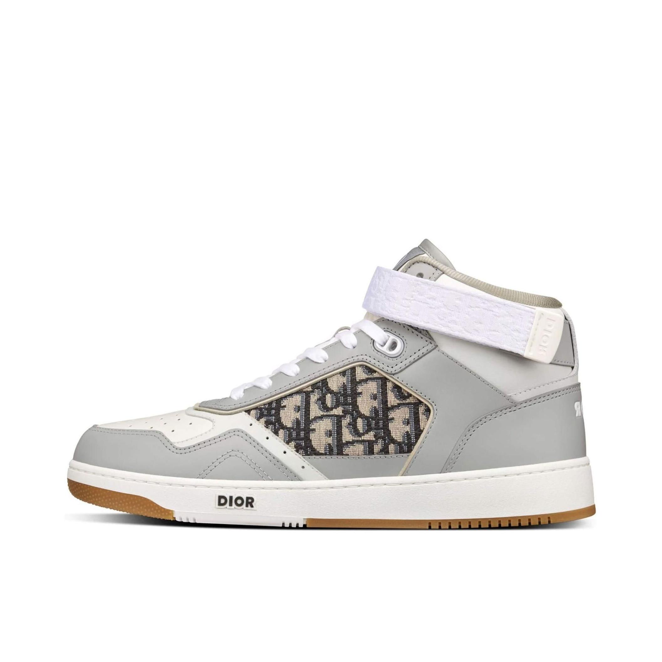 推荐商品：Dior B27 Oblique 牛皮革 经典简约 时尚潮流 舒适轻便 百搭 织物 休闲 板鞋 3SH132ZIJ_H068 灰色/白色/黑色