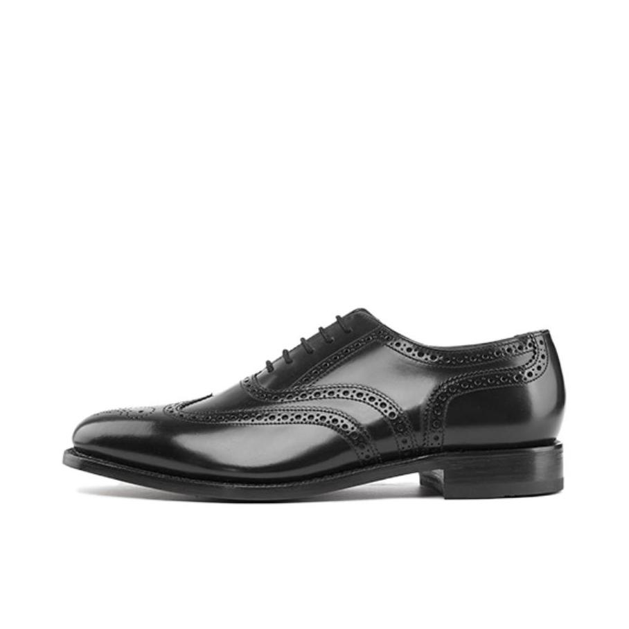 推荐商品：LOAKE 头层牛皮 圆头 舒适 简约 百搭 德比鞋 DUANMAQCL 黑