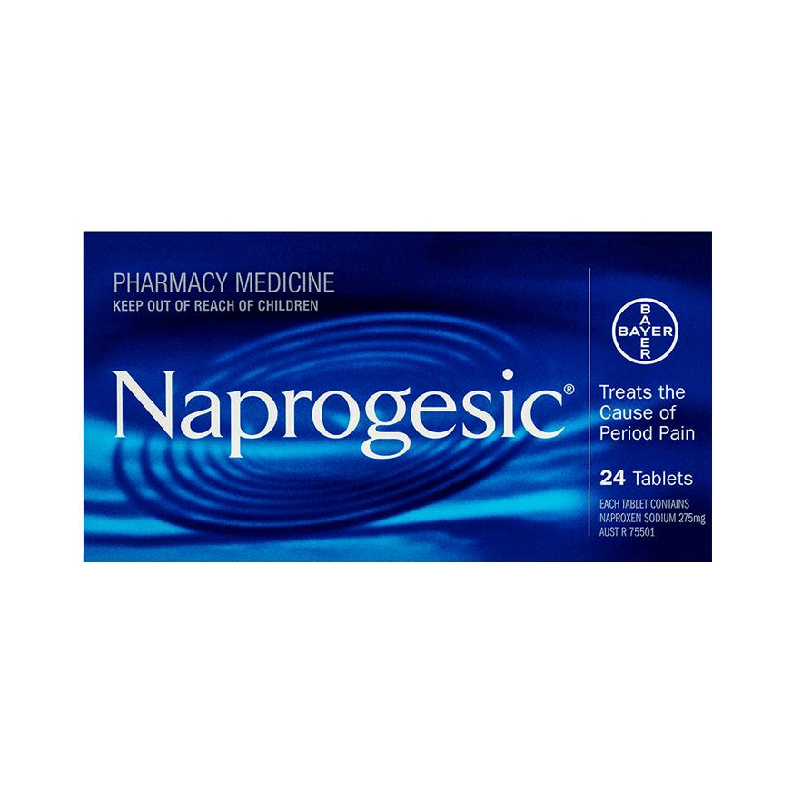 推荐商品：BAYER/拜耳 痛经小蓝片萘普生止痛药 经期头疼退热生理期 退烧姨妈痛头痛