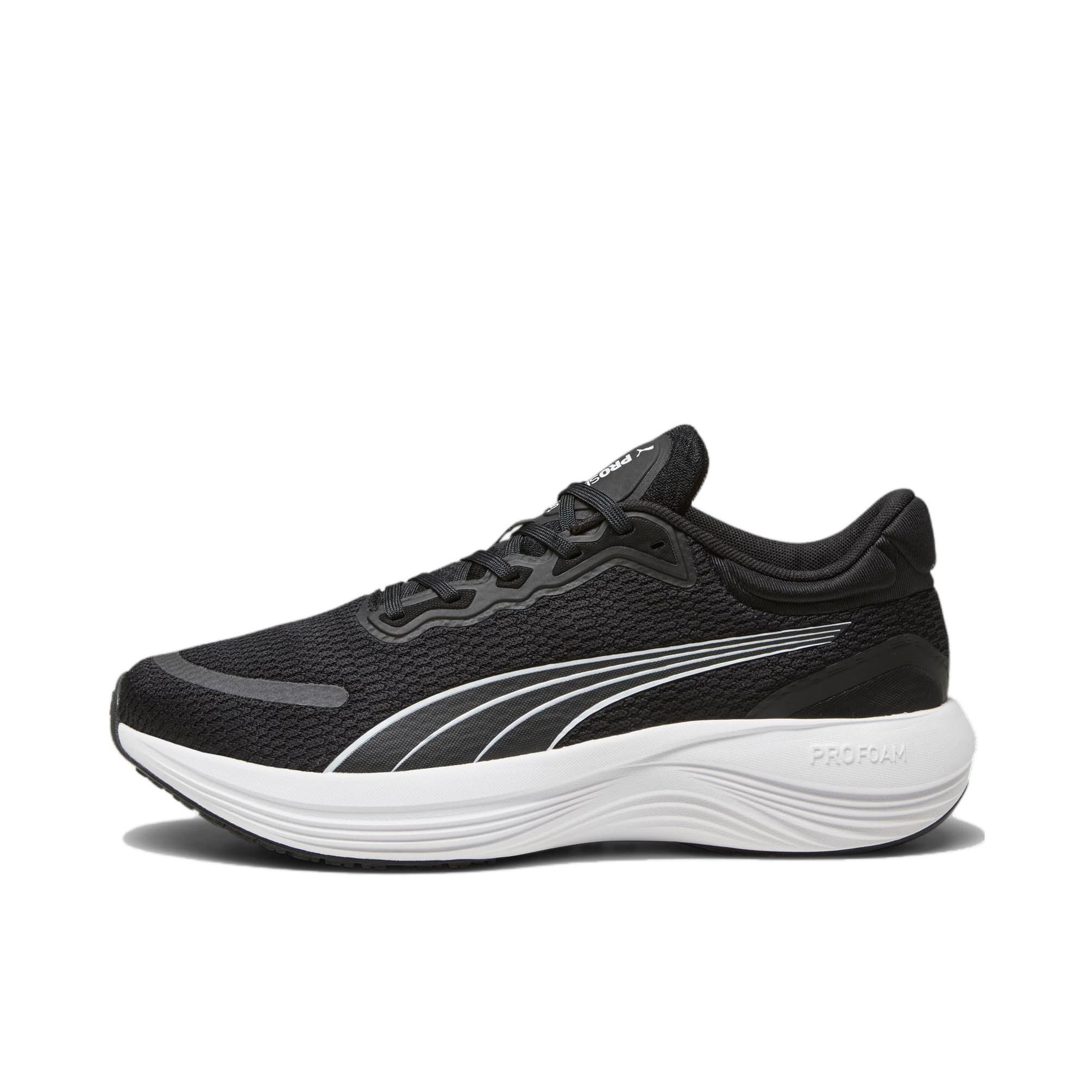 推荐商品：Puma/彪马 Run XX NitroNova Shine 织物 缓震 防滑耐磨 舒适透气 网面 跑鞋 白色/黑色·
