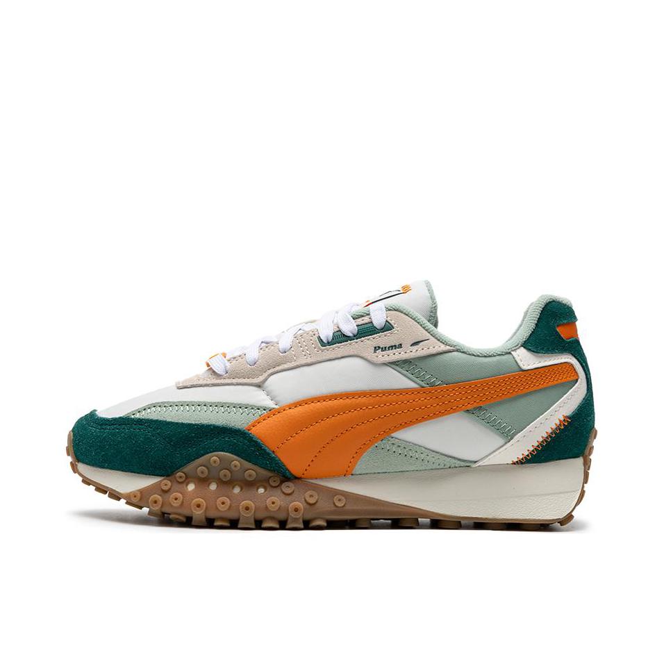 推荐商品：Puma/彪马 Blktop Rider 运动休闲鞋 防滑耐磨舒适百搭复古轻便透气 绿色/橙色