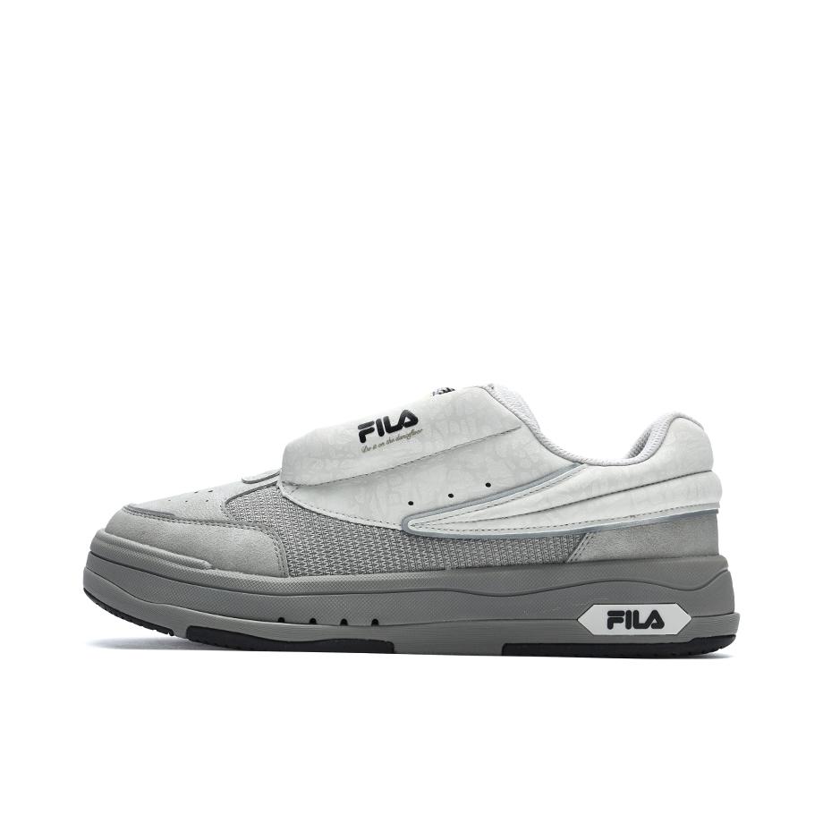 推荐商品：FILA/斐乐 MIX 520 板鞋 耐磨透气轻便厚底减震防滑舒适合成革织物增高 灰色/白色