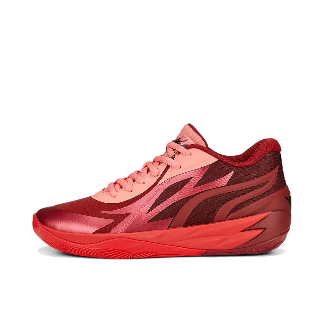 推荐商品：Puma/彪马 MB.02 拉梅洛鲍尔2代 Nitro Foam 中底 防滑耐磨 缓震透气 篮球鞋 红色
