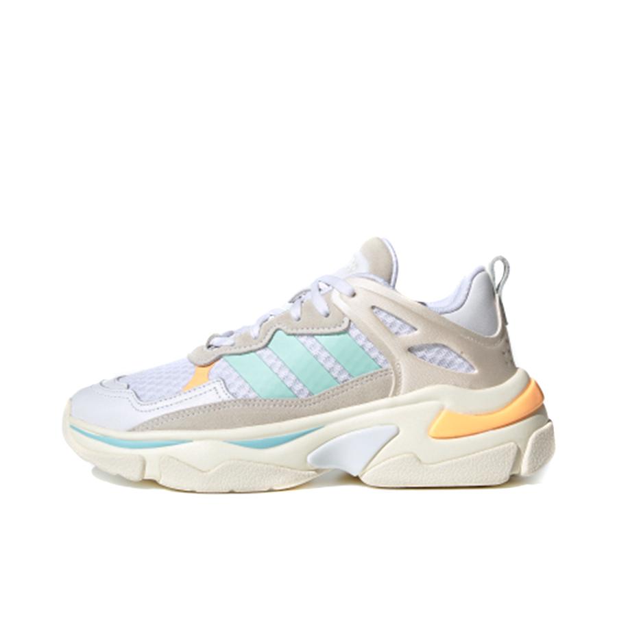 推荐商品：adidas neo Boujirun 运动休闲鞋 复古时尚防滑耐磨舒适轻便 黄色/青色/紫色