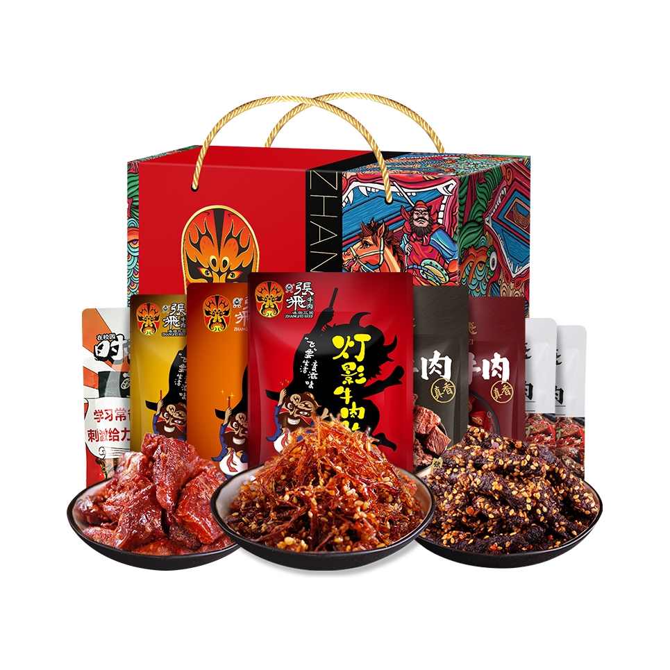 推荐商品：张飞 牛肉国潮礼盒 礼盒装