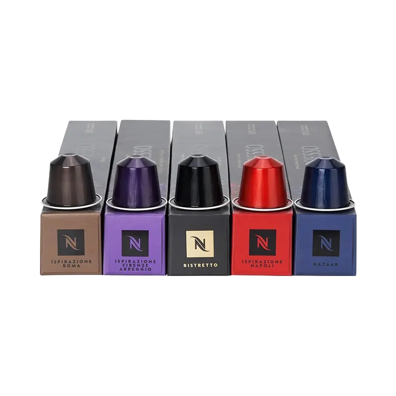 推荐商品：Nestle/雀巢 NESPRESSO奈斯派索意式浓缩胶囊咖啡 275g/盒 多口味组合