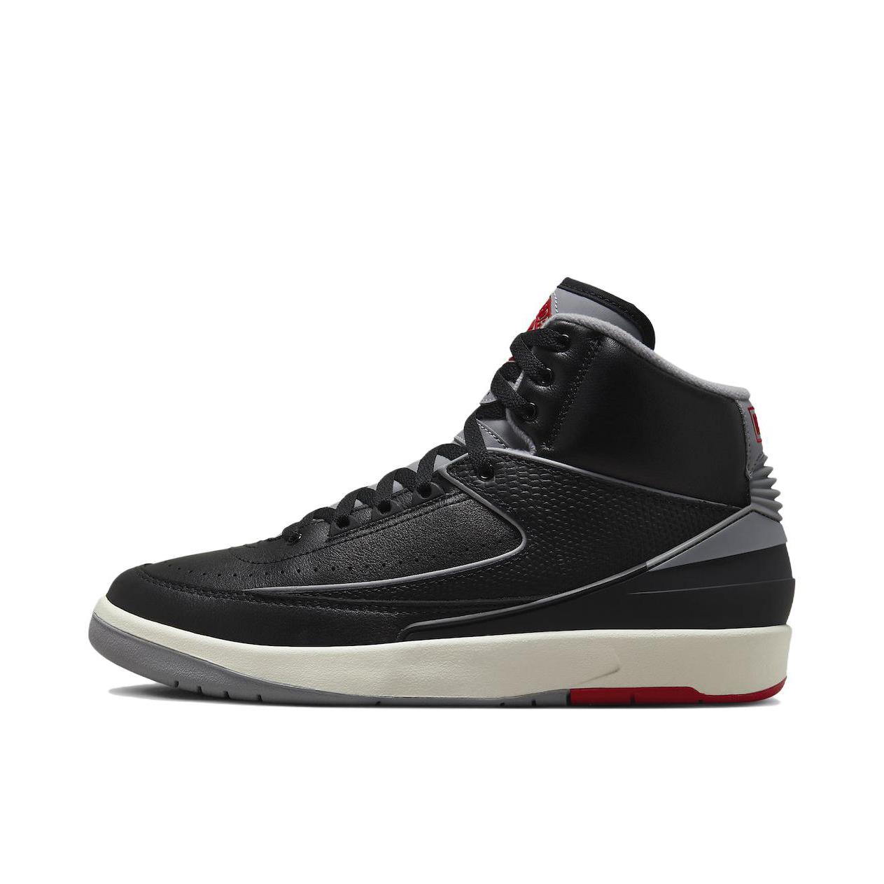 推荐商品：Air Jordan 2 运动休闲鞋 缓震防滑耐磨潮流复古包裹性 黑水泥