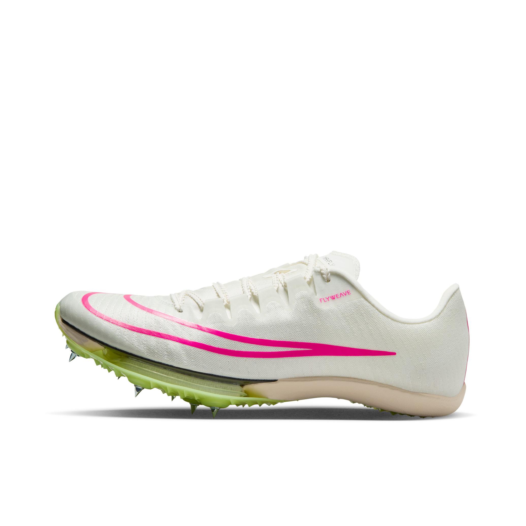 推荐商品：【苏炳添同款 】 Nike Air Zoom Maxfly 1 跑鞋 钉鞋缓震抓地碳板竞速舒适 白色/粉色/黄色