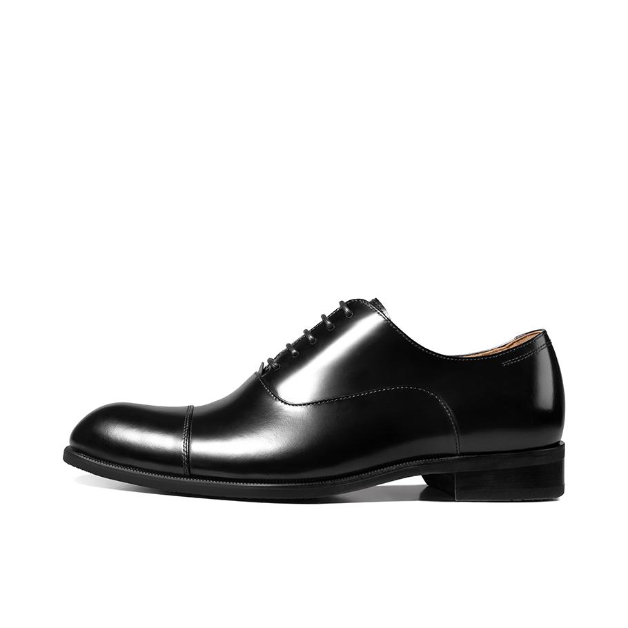 推荐商品：THOM WILLS 商务 三接头 内增高 正装 新郎结婚 软底透气 真皮 英伦百搭 皮鞋 黑色