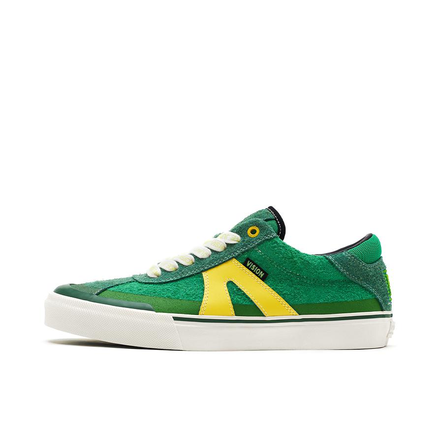 推荐商品：VISION STREET WEAR 板鞋 潮流舒适翻毛皮低帮运动休闲 V233NY7001 SHAKE JUNT联名/绿色
