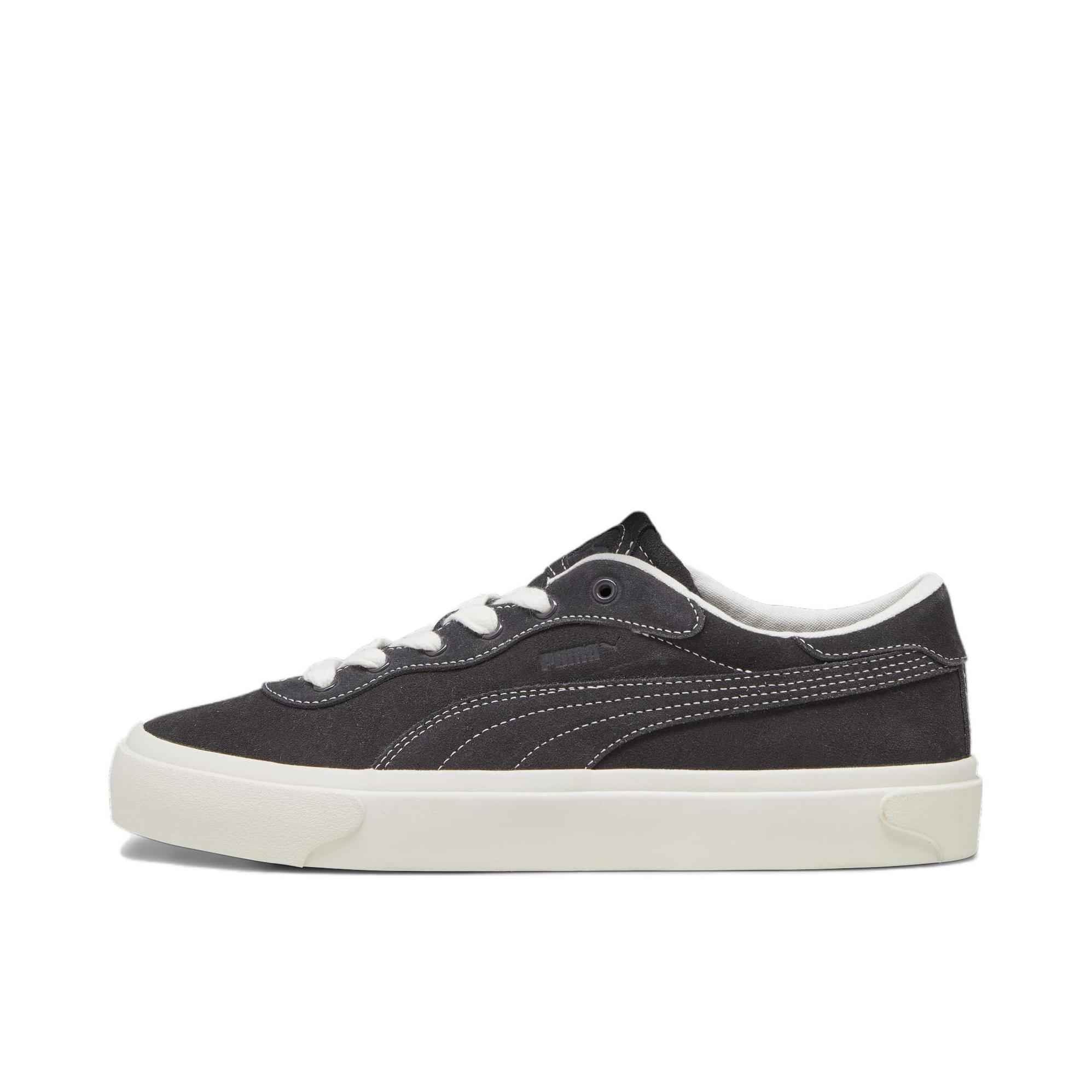 推荐商品：Puma/彪马 Capri Royale Suede 舒适减震 防滑耐磨 轻便 绒面革 复古百搭 板鞋 白色/黑色