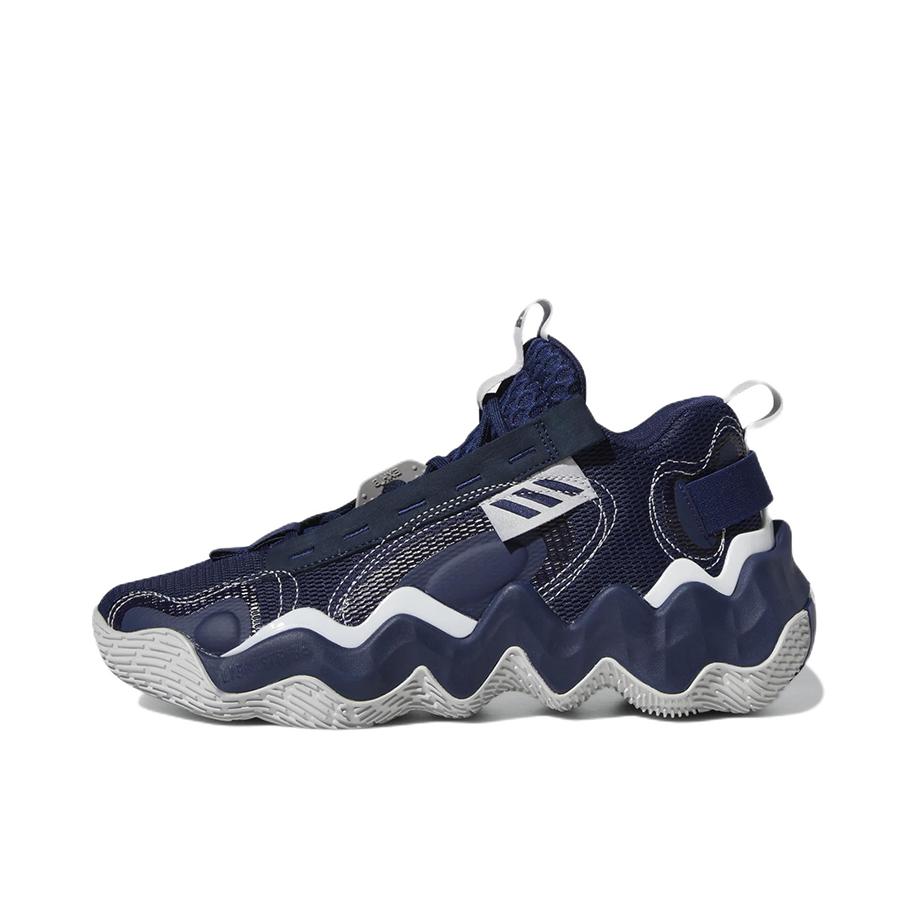 推荐商品：adidas Exhibit B 篮球鞋 透气缓震防滑耐磨实战 深蓝色