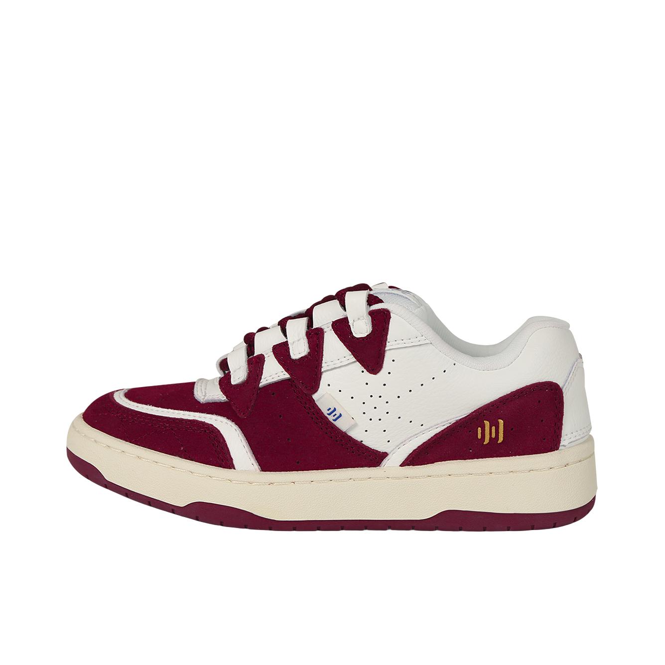 推荐商品：Ollieskate/顽刻 冷粘翻毛皮 合成革拼接 休闲百搭 面包鞋 TNG52003 酒红色